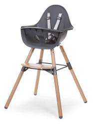 Стульчик для кормления 2in1 Childhome Evolu 2 Natural Anthracite