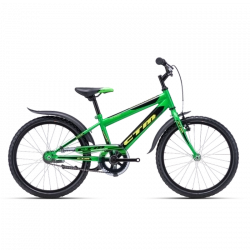 Bērnu divritenis velosipēds CTM Scooby 1.0 Green 20 collas