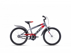 Bērnu divritenis velosipēds CTM Scooby 1.0 Grey red 20 collas
