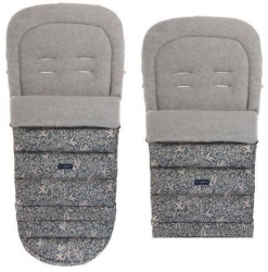 Bērnu ratu guļammaiss Zaffiro iGrow 2.0 Organic Grey