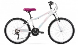 Bērnu velosipēds Romet Jolene 24" 13S white/pink/blue
