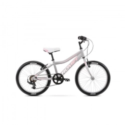 Bērnu velosipēds Romet JOLENE KID 1 Grey/pink 20 collas