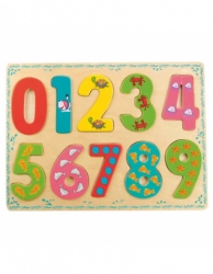 Bino Puzzle Numbers Деревянный пазл Цифры