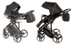Junama Mirror Col.03 Black silver Детская коляска 2 в 1