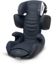 Kiddy Cruiserfix 3 Indigo Blue Melange - Ice Grey Bērnu autosēdeklis 15-36 kg