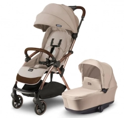 Leclerc Baby Influencer Sand Chocolate Детская коляска 2 в 1