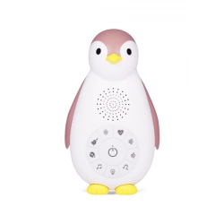 Hочник с белым шумом Беспроводная Bluetooth колонка 3в1 Zazu Penguin Zoe Pink