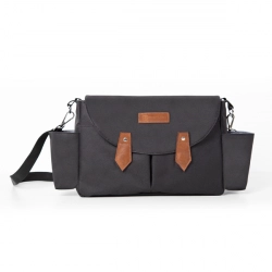 Ratiņu soma - mugursoma Petite&Mars Sara Black Brown