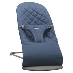 Шезлонг BabyBjorn Bouncer Bliss Cotton midnight blue 006015