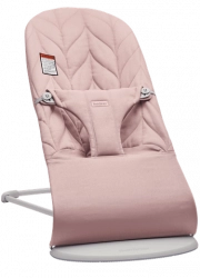 Шезлонг BabyBjorn Bouncer Bliss Dusty pink Petal quilt 006122