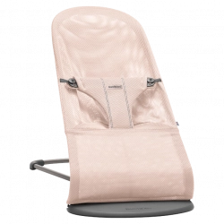 Шезлонг BabyBjorn Bouncer Bliss Mesh powder pink 006012