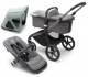 Grey Melange / Graphite frame / Pine Green breezy