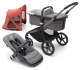 Grey Melange / Graphite frame / Sunrise Red breezy