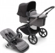 Grey Melange / Graphite frame / Midnight Black canopy