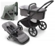Grey Melange / Black frame / Pine Green Breezy canopy