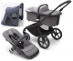 Grey Melange / Black frame / Seaside blue Breezy canopy