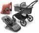 Grey Melange / Black frame / Sunrise Red Breezy canopy