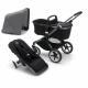 Midnight black / Graphite frame / Grey Melange canopy