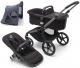 Midnight black / Graphite frame / Seaside blue canopy Breezy V2