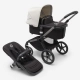 Midnight black / Graphite frame / Misty White canopy