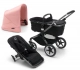 Midnight black / Graphite frame / Morning Pink canopy