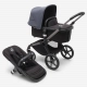 Midnight black / Graphite frame / Stormy Blue canopy