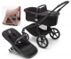 Midnight black / Black frame / Sandy Pink Breezy canopy