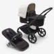 Midnight black / Black frame / Misty White canopy