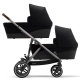 Deep Black - Silver Frame