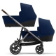 Navy Blue - Silver Frame