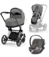 Soho Grey 4.0 + Chrome black frame Z2