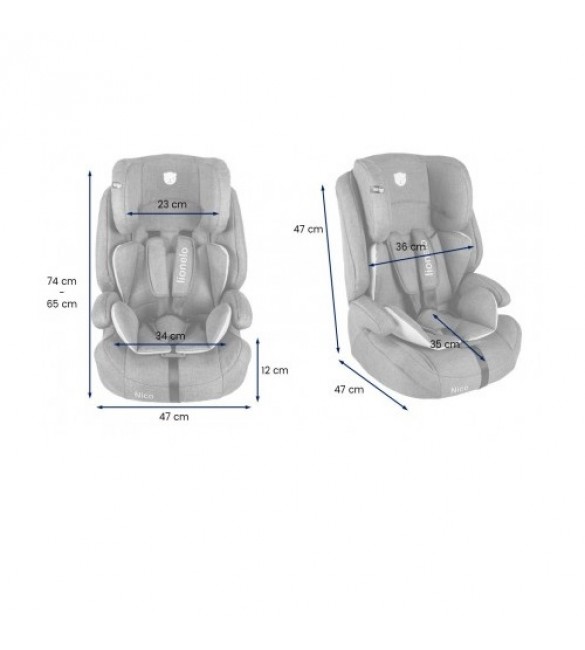 LIONELO NICO violet Автокресло 0-36 кг