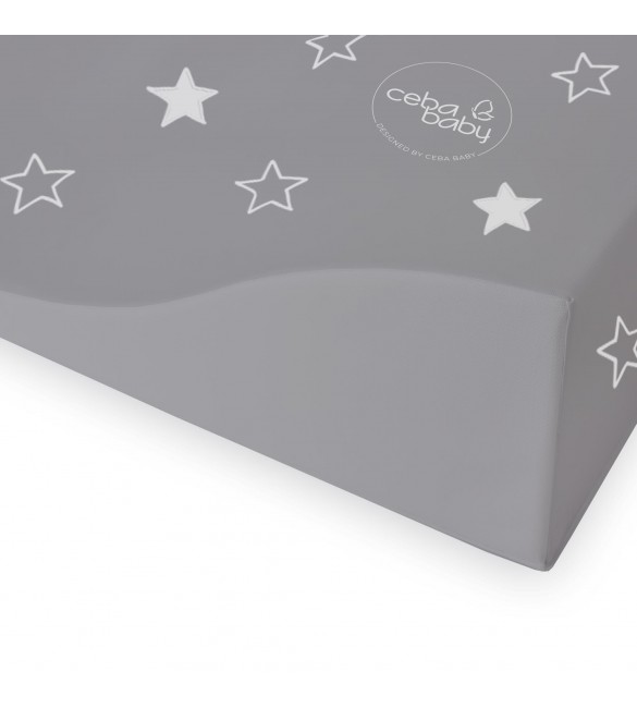 Пеленальная поверхность 50х70 см Ceba Baby Comfort 203 Stars dark grey