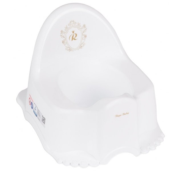 Bērnu podiņš TegaBaby ECO ROYAL BABY white/black RL-007