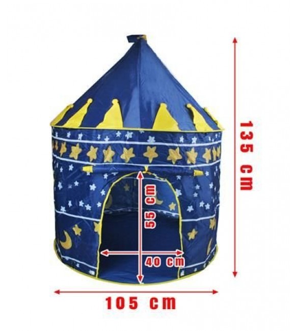 Детская палатка-замок 135х105 см 1163 blue