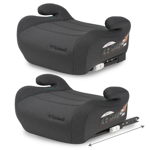 Kidwell OVAN Black Bērnu autosēdeklis - busteris 15-36 kg