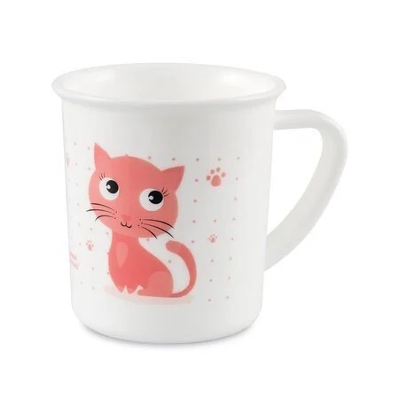 Plastmasas krūzīte Canpol babies PINK CAT 04/413