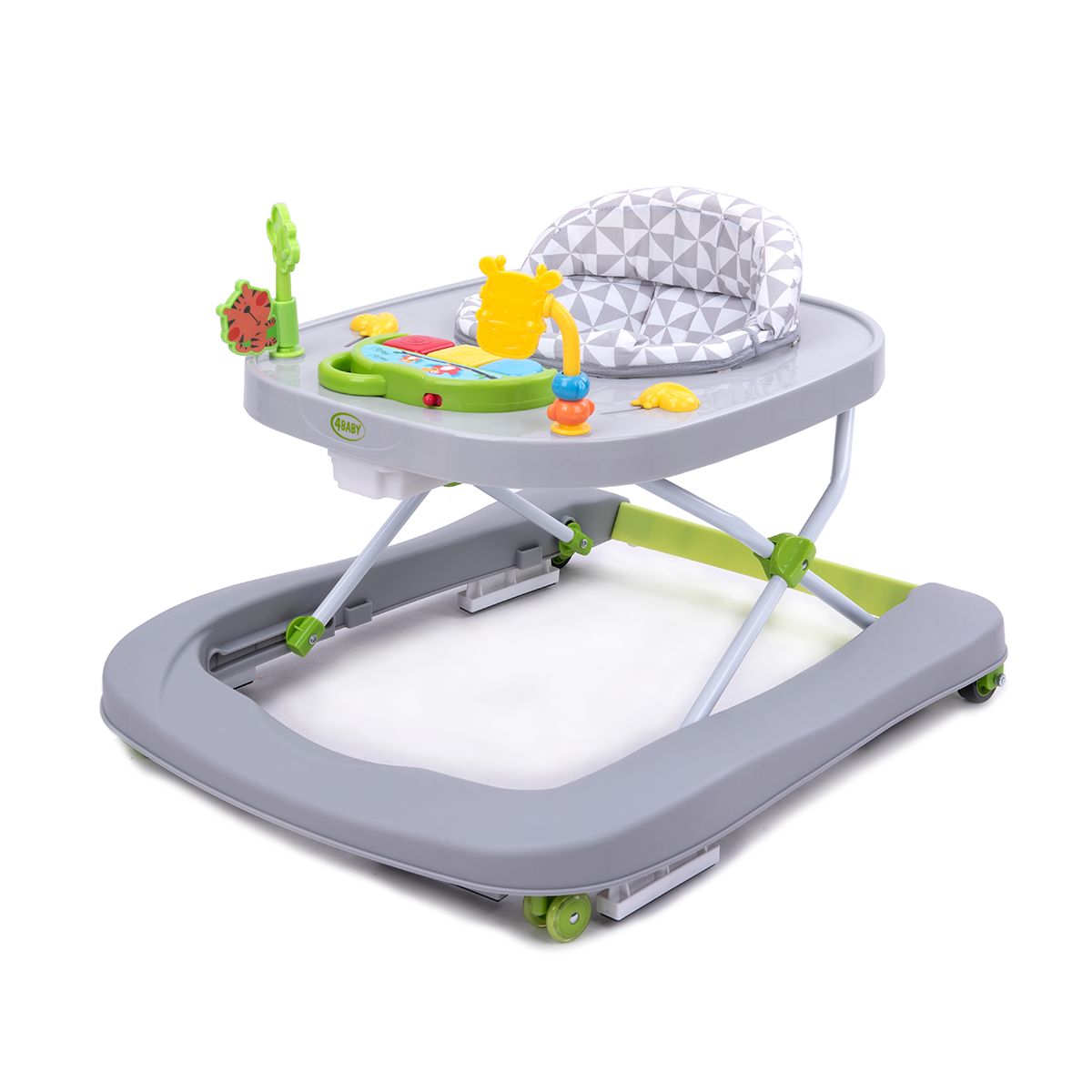 Staigulis 4BABY WALK'N PUSH grey