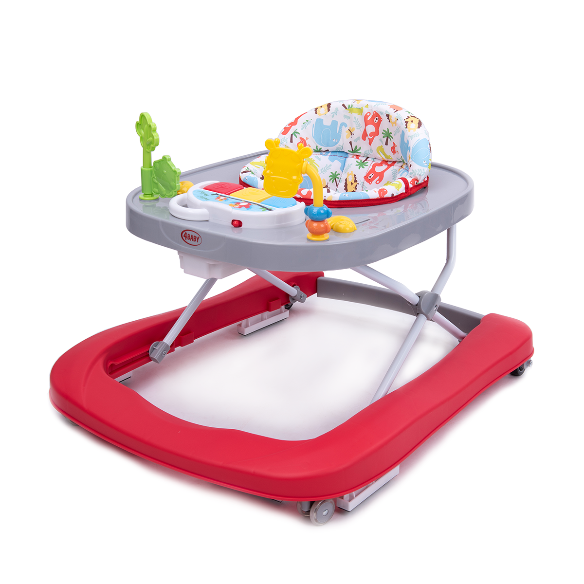 Staigulis 4BABY WALK'N PUSH red