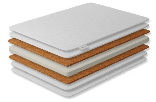 Bērnu matracis kokos-porolons-kokos 120x60x6 cm DANPOL