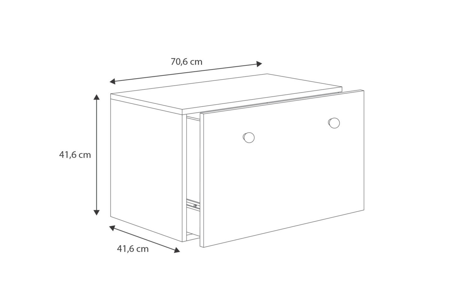 Inga toy box - ball handle