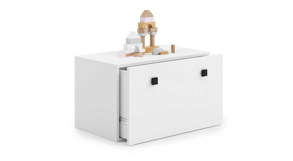 Inga toy chest - white handle