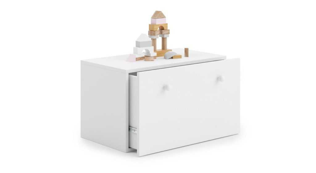 Inga toy chest - white handle