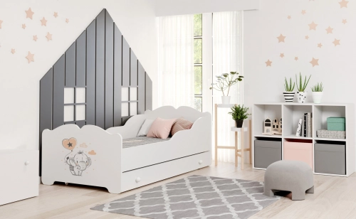 Детская кровать Anna 160x80 с ящиком Elephant