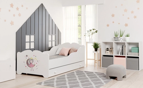 Детская кровать Anna 160x80 с ящиком Sleeping princess