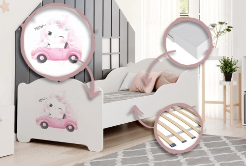 Детская кровать Anna Cat 140x70