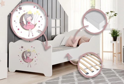 Bērnu gulta Anna Sleeping princess 140x70