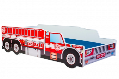 Bērnu auto gulta RIKO 140x70 Fire engine