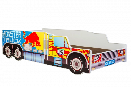 Детская авто-кровать RIKO 160x80 Monster Truck