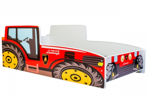 Bērnu gulta ar rāmi Car 160x80 Red